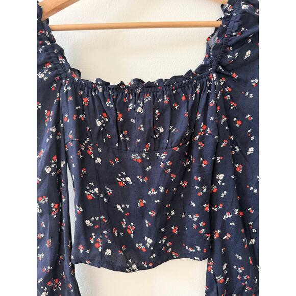 Reformation Matteo floral top women's size 0 - Picture 3 of 8